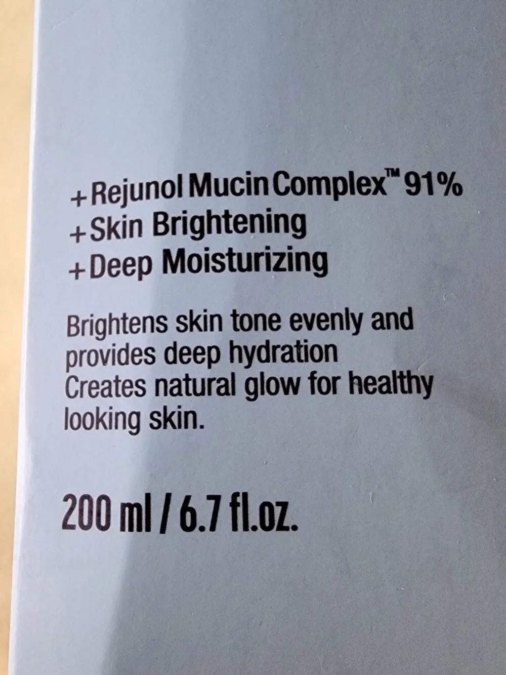 Gangnam Glow Rejunol Mucin Cream 200ml NIB